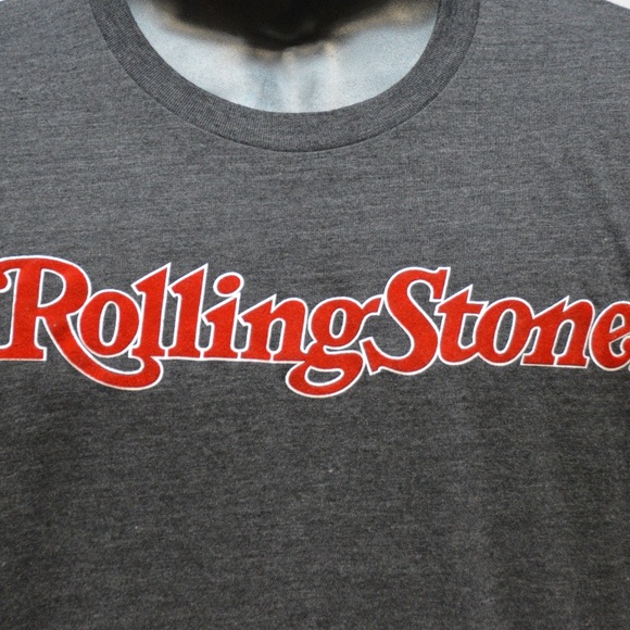 Rolling Stone Men's T-shirt w/ Red Velvet Letters - Picture 2 of 7